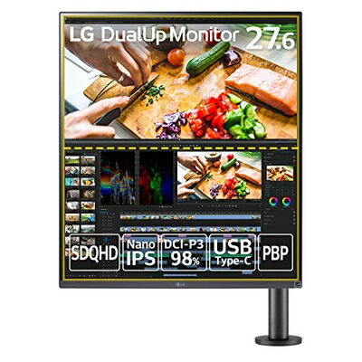 LG DualUp 28MQ780-B 28インチ 縦型モニター（2560×2880・Nano IPS・USB-C 90W）