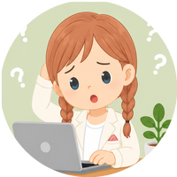 準備を整えつつ少し不安な女性