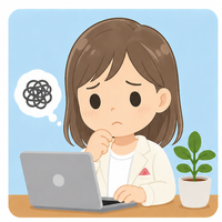 困惑している女性