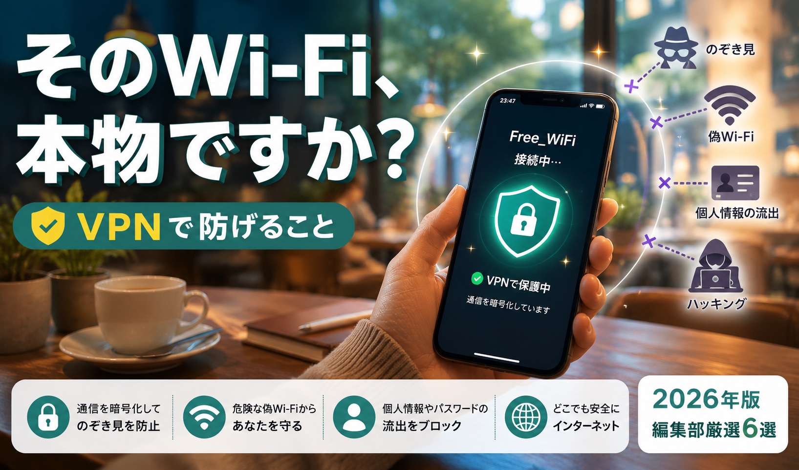 偽Wi-Fi「悪魔の双子攻撃」とは2026｜2025年日本実例と見分け方・VPN対策を徹底解説