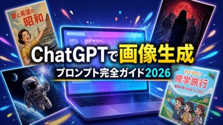 ChatGPTで画像生成入門2026｜プロンプトの作り方を図解で解説