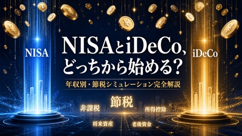 NISAとiDeCo、どっちから始める？年収別・節税最適ルートを解説【2026年版】
