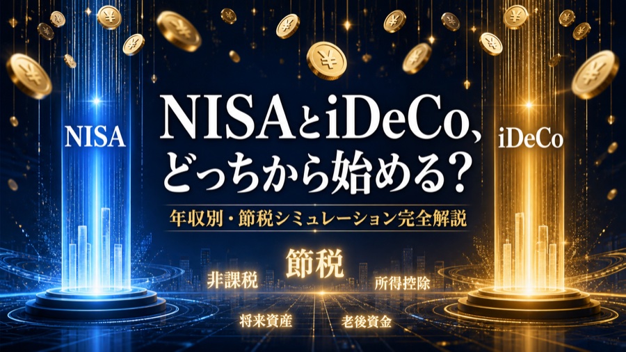 NISAとiDeCo、どっちから始める？年収別・節税最適ルートを解説【2026年版】