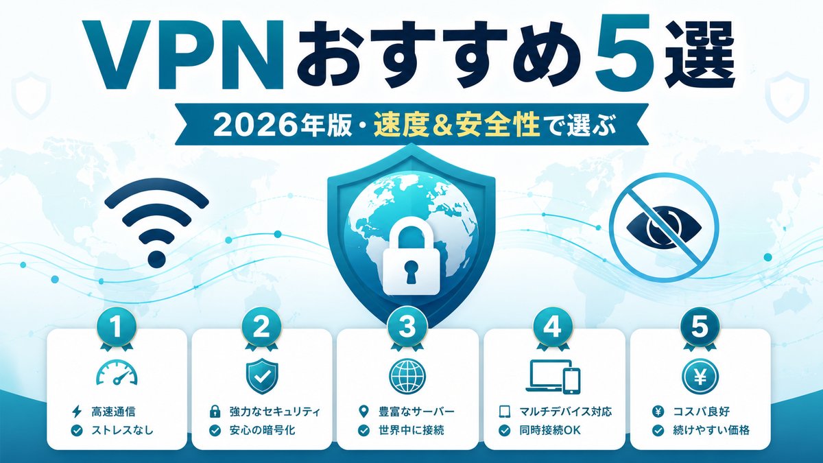 VPNおすすめ2026
