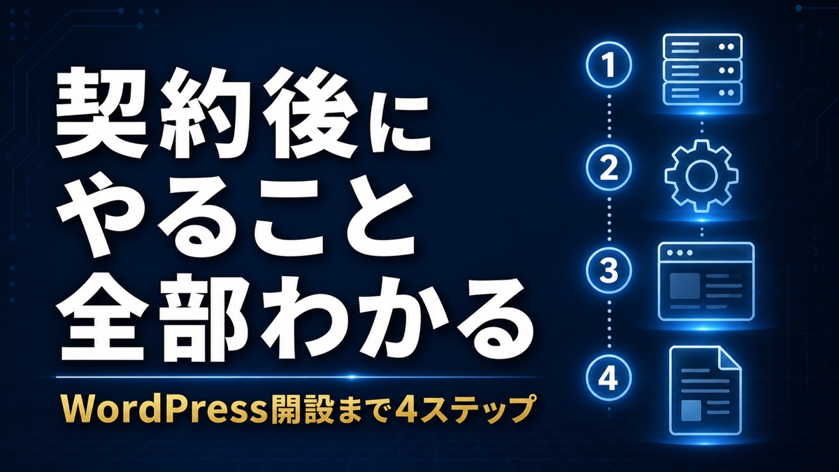 エックスサーバーのゼロイチ始め方ガイド——契約後に何をすればいいか全部わかる初心者完全マニュアル【2026年版】